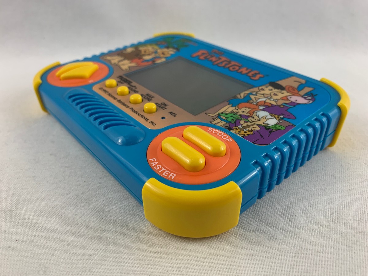 1992 Tiger Electronics The Flintstones LCD Handheld Game w/ Manual