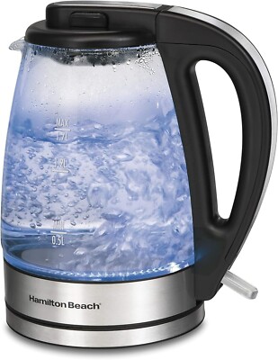 Hamilton Beach 1.7L Electric Tea Kettle, Water Boiler & Heater,(40864)