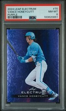 2024 Leaf Electrum PURPLE 36/49 #70 VANCE HONEYCUTT North Carolina Heels PSA 8