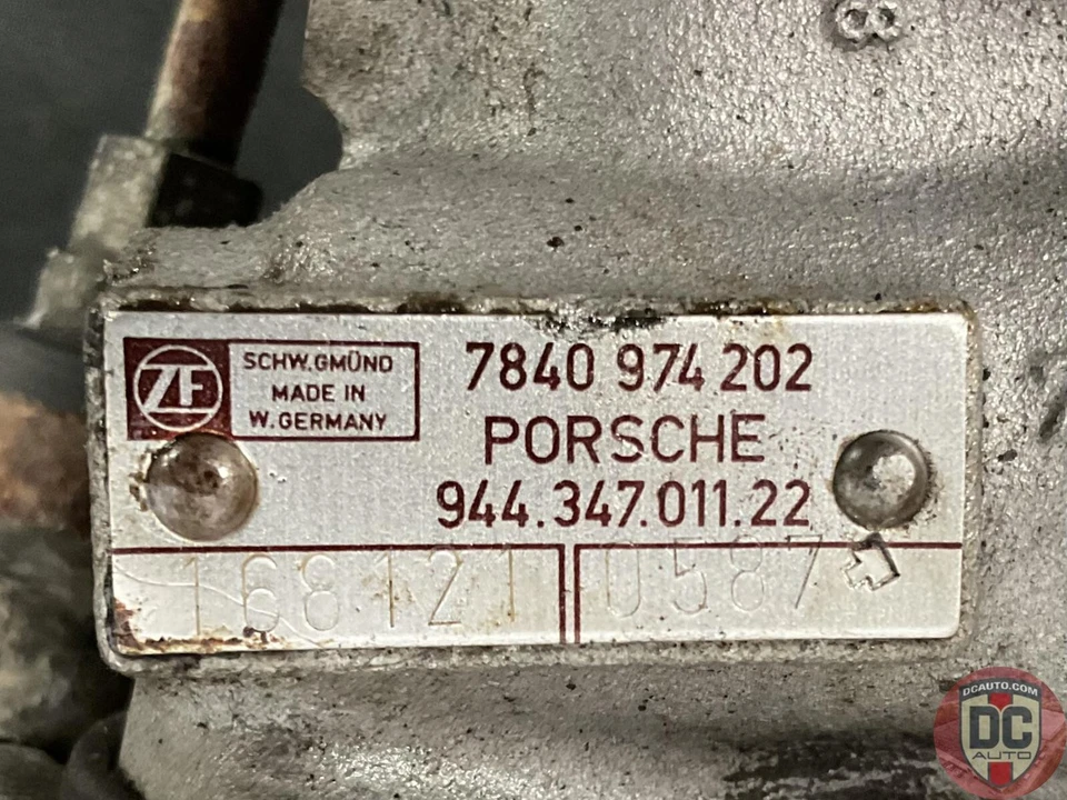 Bastidor de dirección asistida Porsche 944 968 924S 1982-95 94434701124 127362 Foto 3 de 4