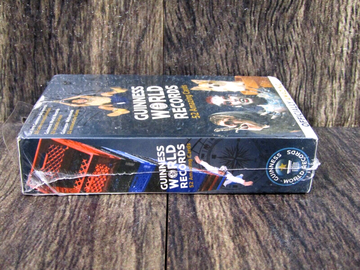 Guinness World Records 52 Cards Amazing Novelty Game Trivia