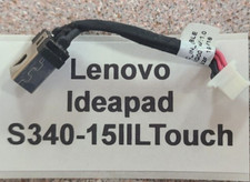 Lenovo IdeaPad S340-15IIL Type 81VW Laptop AC DC Power Jack Charging Port Cable