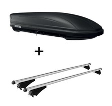 Dachbox MAA400L matt + Relingtr&auml;ger Tiger XL f&uuml;r f&uuml;r Mercedes GLC ab 15