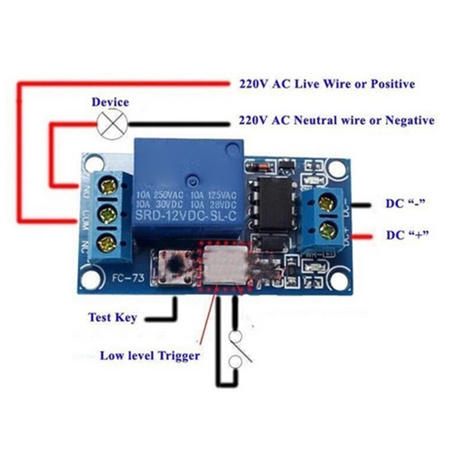 12V 1-Channel Latching Relay Module with Touch Bistable Switch MCU Control U-S-A - Picture 3 of 12