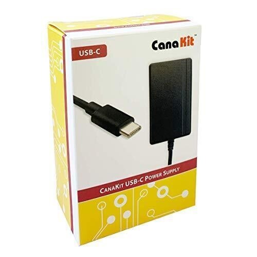 CanaKit | 3.5A | Raspberry Pi 4 Power Supply | USB-C | NEW - Afbeelding 1 van 1