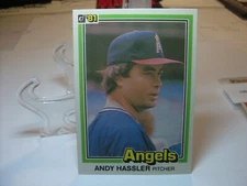 1981 Donruss Baseball Card   #581 - Andy Hassler - California Angels   (98624)