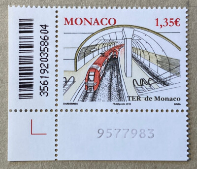 MONACO - Nr.2769 Bogenwinkel - Jubiläum erster finanzierter Regionalzug
