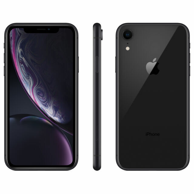 Apple iPhone XR - 64 GB - Black (Unlocked) (Single SIM)