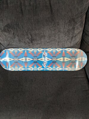 Kith x Coca Cola Pendleton Logo Skateboard Deck Tucson Teal