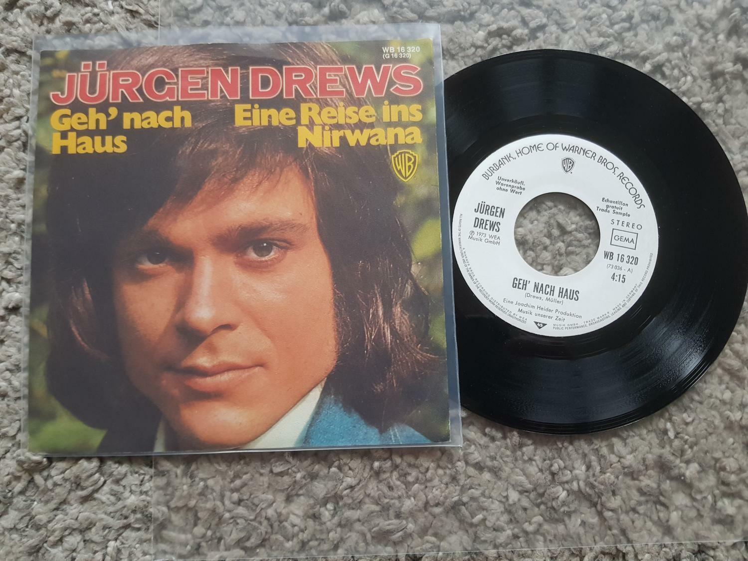 7"" Single Vinyl Jürgen Drews - Geh' nach Haus PROMO