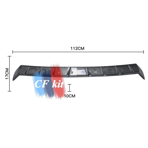 FOR HONDA CIVIC FL5 FL1 FL4 TR HATCHBACK CARBON FIBER ROOF SPOILER TAIL LIP WING - Picture 15 of 17