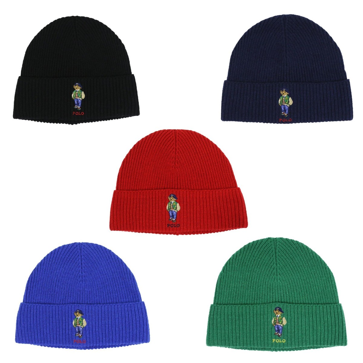 Polo Ralph Lauren Polo Bear Preppy Bear Watch Cap Stocking Hat