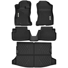 Floor Mats Trunk Mat Liners Set For 2018-2023 Subaru Crosstrek XV Subaru Impreza