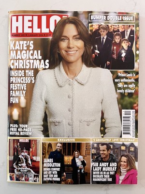 PRINCESS KATE MIDDLETON ROYAL FAMILY UK HELLO! MAGAZINE CHRISTMAS 2023