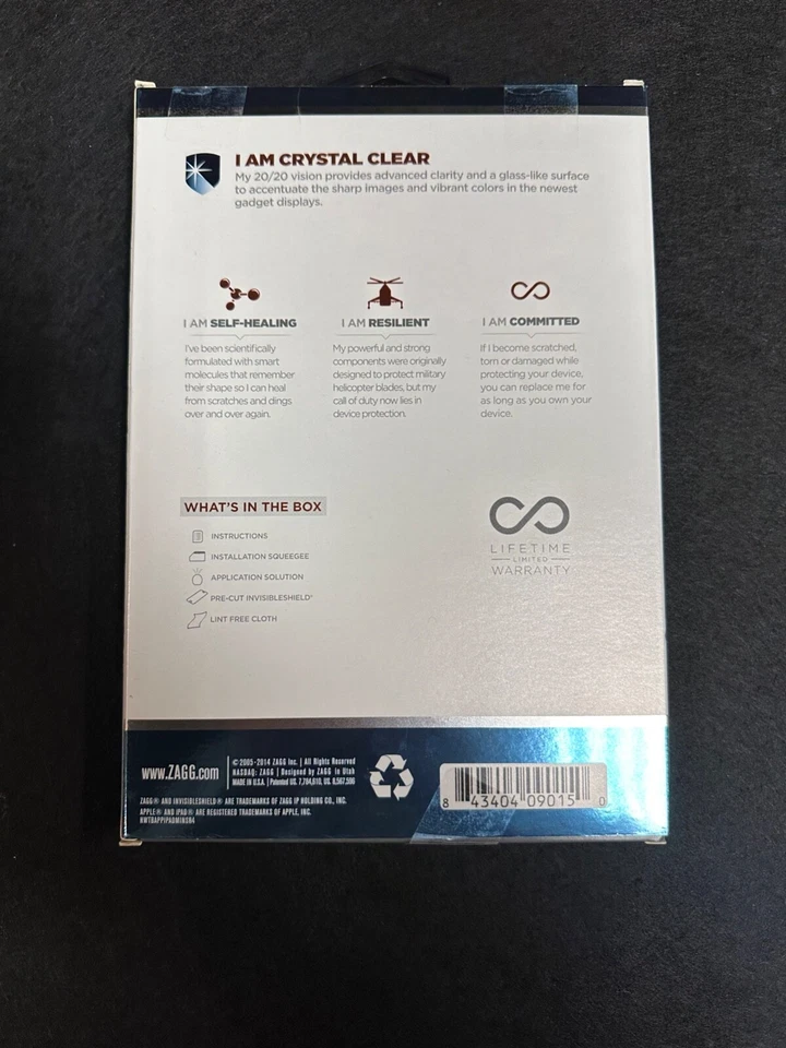 Zagg High Definition Invisible Shield Screen Protector for iPad Mini - Image 2 of 2