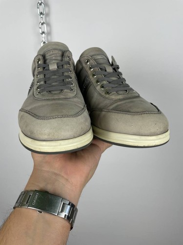 Scarpe sneakers uomo Dirk Bikkembergs pelle grigio made in Italy EU41 - Foto 3 di 7