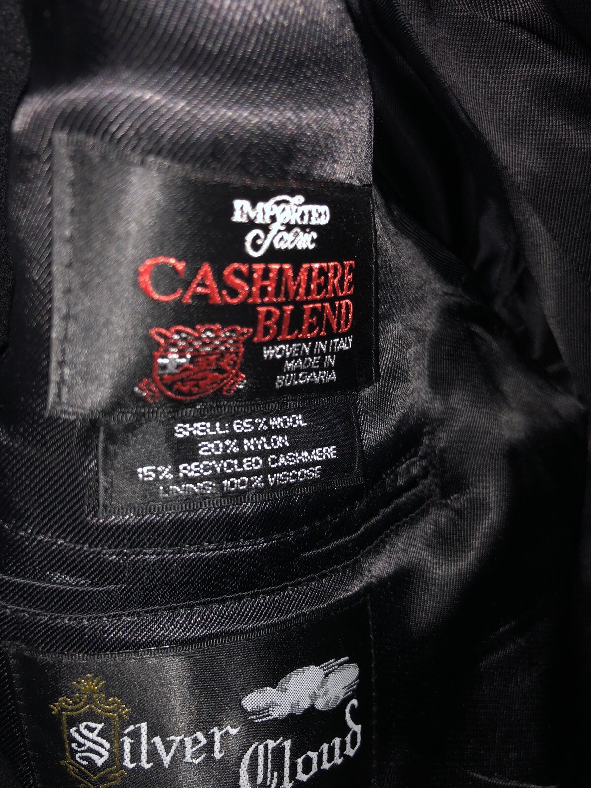 silver cloud cashmere coat