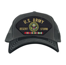 US Army Desert Storm Ribbon Mesh Cap Officially Licensed