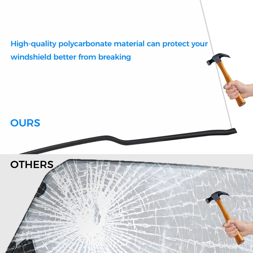 Parabrisas delantero UTV para John Deere Gator XUV 550/ 560/560E/ 590i/590E/590M/ S4 Foto 3 de 4