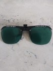 Vintage Rhinestone Clip On Visor Sunglasses 1950s — photo 1