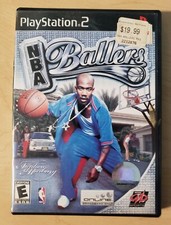 NBA BALLERS basketball game complete case w/ manual -Sony Playstation 2 PS2