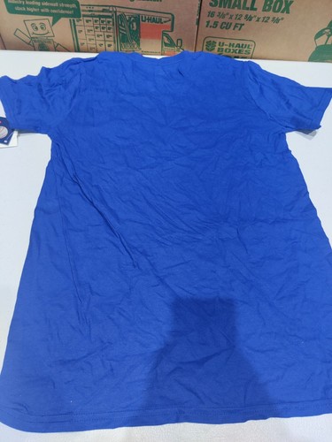 New Official MLB New York Mets Blue Unisex T-Shirt Short Sleeve Shirt - Picture 4 of 4