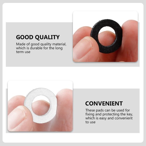 20 Pcs Keypad Musical Instrument Accessory Trumpet Cushion Bead Caps Valves - Picture 9 of 12