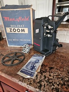 Mansfield Auto Thread Holiday Zoom Projector Vintage ✅ WORKING!! ✅