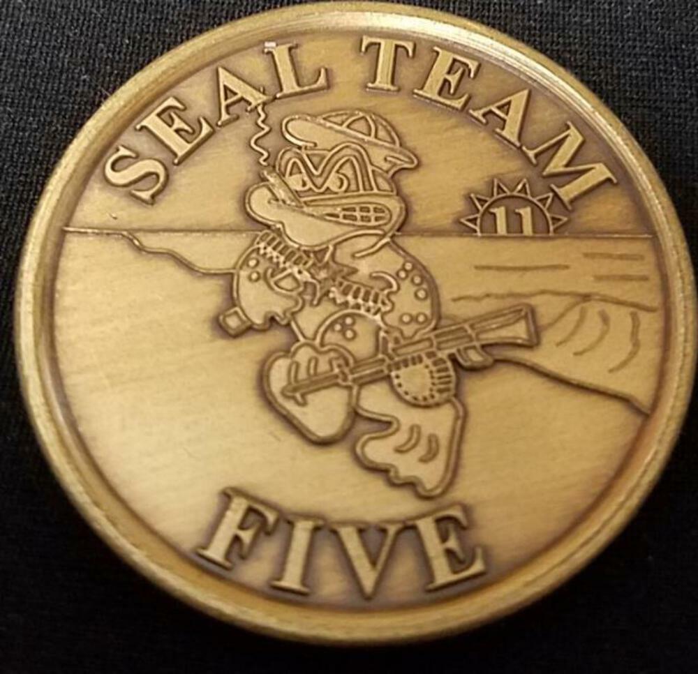 US Navy SEAL Team 5 Challenge Military Coin