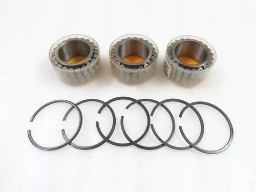 FOR JCB BACKHOE HUB ROLLER BEARING W CIRCLIPS 3 SET (907/50200 821/00209) #A177 - Picture 3 of 5