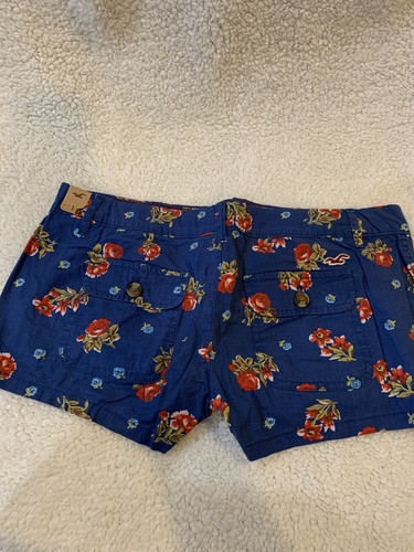 NWT Hollister Floral Betty Blue Shorts Size 1 - Picture 6 of 7