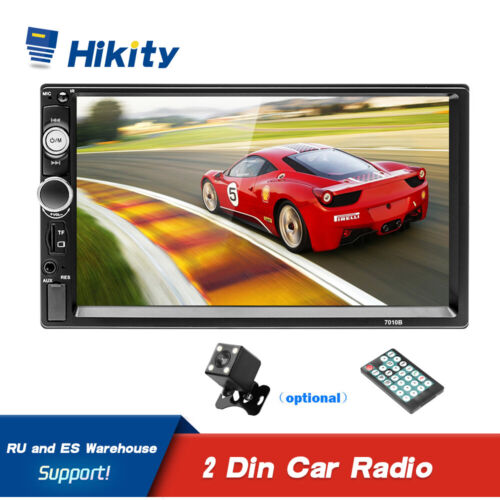7“2DIN Autoradio HD Car Radio Stereo Bluetooth Touch Screen FM USB TF MP5 Player - Picture 2 of 12