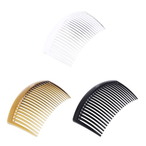 5Pcs/Set Women Handmade Comb 23 Tooth Plastic Headwear Hair Accessories DIY Clip - Picture 14 of 19