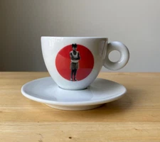 ILLY PEDRO ALMODOVAR Bad Education Espresso Cup & Saucer Set - EUC