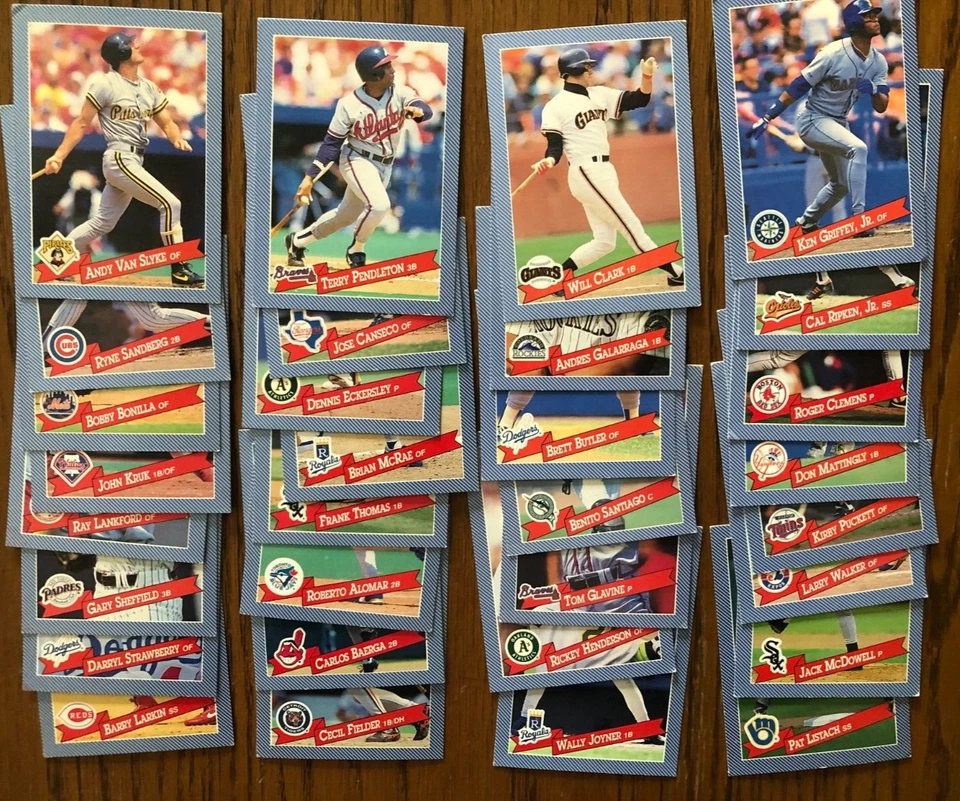 ¡LOTE DE BÉISBOL PROMOCIONAL 141 VINTAGE! ¡JUEGO DE JUGUETES 89 KB! ¡DRAKES! ¡ANFITRIONA! K-MART! 7-11! Foto 2 de 4