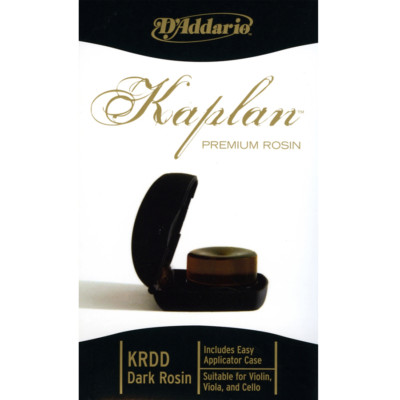 Daddario Kaplan Premium Rosin Dark With Case, New!
