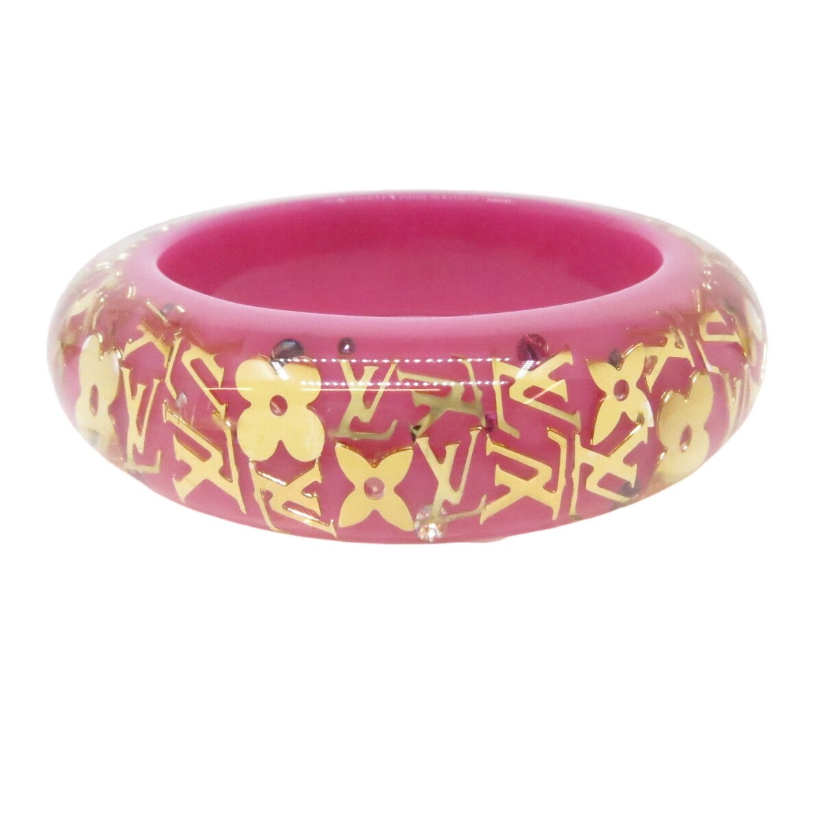 Authentic LOUIS VUITTON Bracelet Unclusion GM M65017 Pink