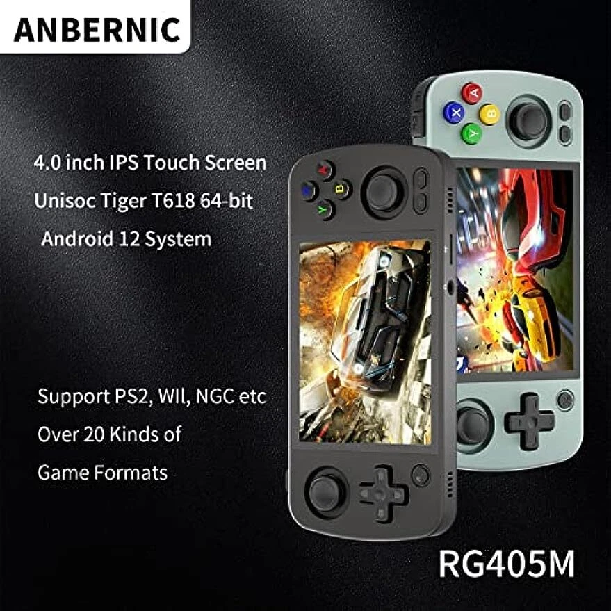 Anbernic-Tela OLED Built-in Hall Joystick Console de Jogos, Sistema Android  12, Wifi, Combate Online