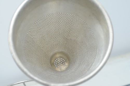 Vintage Kitchen Craft Aluminum Strainer Ricer Sieve Food Mill Wood Pestle Cannin - Picture 7 of 10