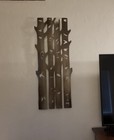 Metal wall art accent large 40" Abstract Wall art home decorative tree design