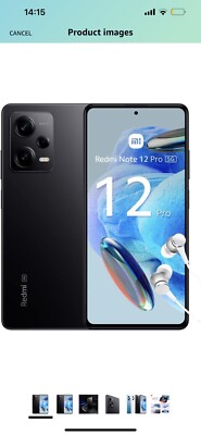 Redmi Note 12 Pro 5G - 128GB - Midnight Black (Entsperrt)