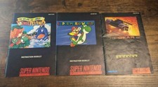 Super Nintendo SNES Manual Lot