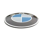 4 METAL wheel center stickers 70mm ALU emblems badges decals for BMW hub caps