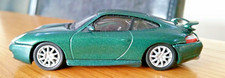 1:43 Diecast Metallic Green 1999 Porsche 911 GT3 Mint Condition Model Car