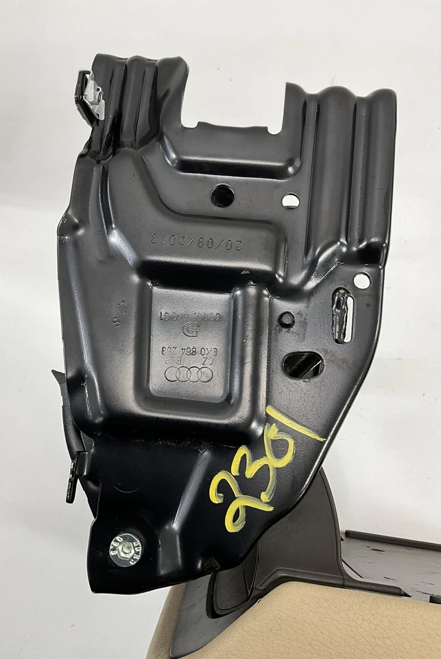 Audi A4 2014 consola central reposabrazos con soporte beige OEM Foto 4 de 4