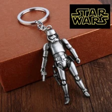 STAR WARS Storm Trooper Figurine metal replica keychain Key chain collectible SS