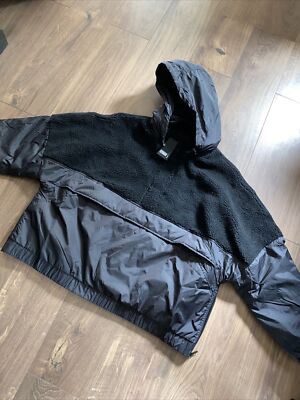Urban Classics Mens Hooded Fleece Sweatshirt Black Size 5XL BRAND NEW
