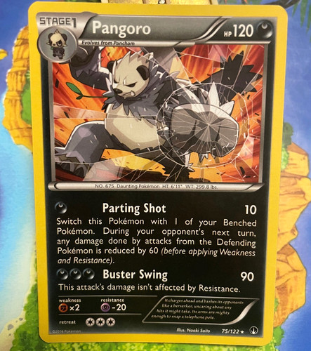 Pangoro 75/122 Rare BREAKpoint Pokemon Near Mint