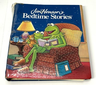 1989 Jim Henson s Bedtime Stories Binder Muppet Show Fraggle Rock *Incomplete