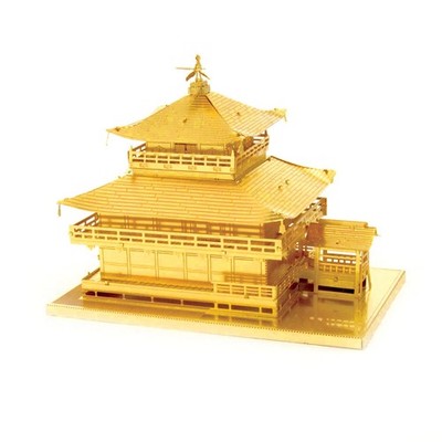 Fascinations Metal Earth Kinkaku-ji Building Gold Laser Cut 3D Metal Model Kit
